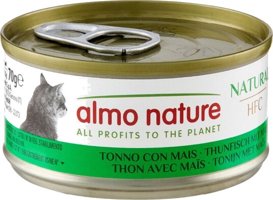 Almo Nature Våtfôr Hfc Natural Hfc Natural Tunfisk Med Mais 70G 6 X 70 G