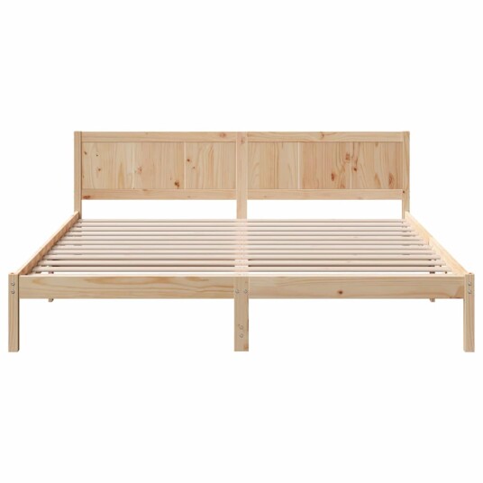  Furutre sengramme Naturlig tre Massivt furutre 180 x 200 cm