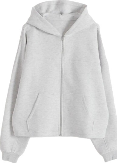 aim´n Athletics Club Zip Hood LIGHT GREY MELANGE XS