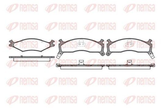 Bremseklosser REMSA 0600.02 Bremseklosser REMSA 0600.02