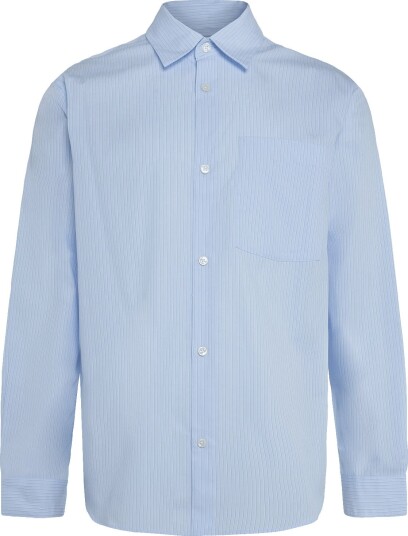 Annarr Anraslund Striped Poplin Ls Shirt Blue S Annarr Anraslund Striped Poplin Ls Shirt Blue S