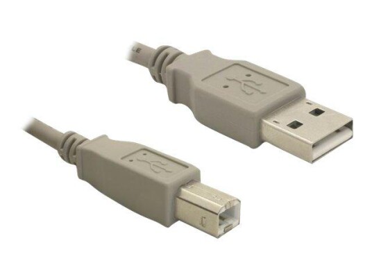 Delock USB 2.0 Kabel 1,8 m USB til B Hankjønn Delock USB 2.0 Kabel 1,8 m USB til B Hankjønn