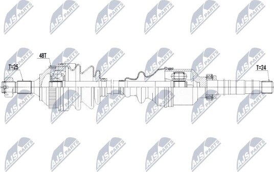 Nty Drivaksel NTY NPW CT 059