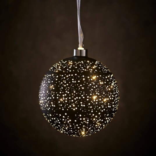 Day GLASSKULE SORT D15CM M/20 LED Day GLASSKULE SORT D15CM M/20 LED