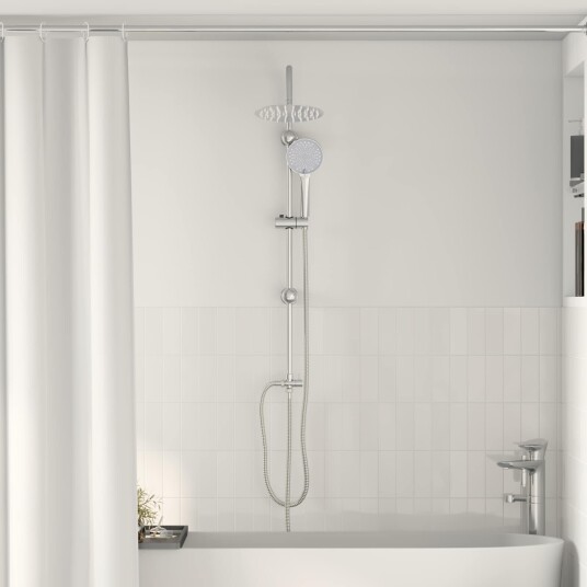 vidaXL Dusjsystem Sølv 47 x 20 x 95 cm Rustfritt Stål