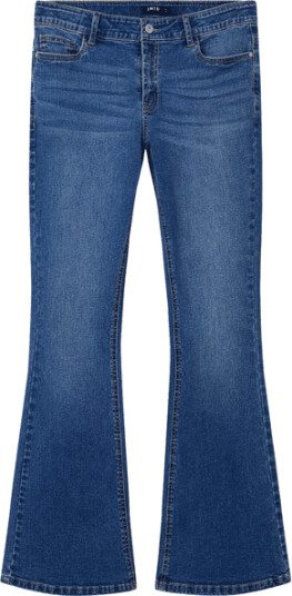LMTD Nlftarianne Bootcut bukse til barn Medium Blue Denim