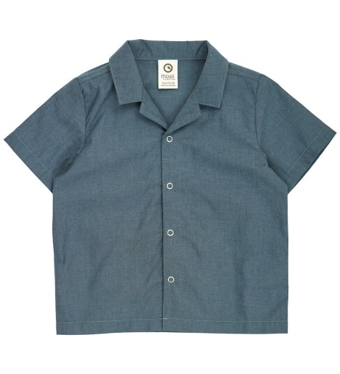 Müsli Skjorte k/e Chambray Müsli 1½ år 86 Skjorte K/E Blå Müsli Skjorte k/e Chambray Müsli 1½ år 86 Skjorte K/E Blå