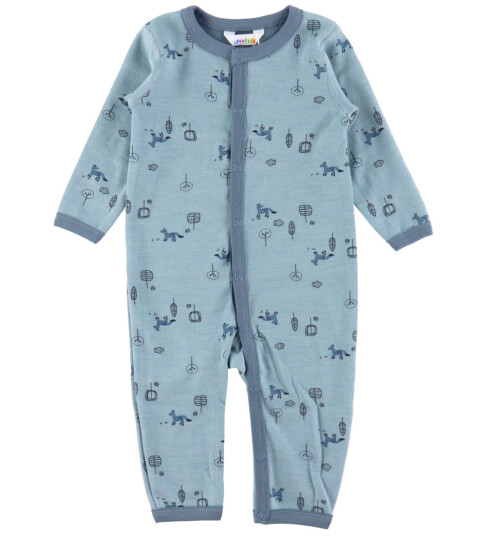 Joha Jumpsuit Ull/Bomull Blå Joha 100 Jumpsuit