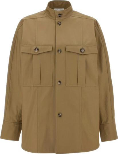Saint Laurent Dame Bluser & Skjorter Beige M,