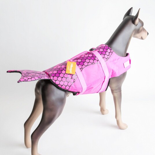 Havfrue Redningsvest Til Hund Rosa Havfrue Redningsvest Til Hund Rosa