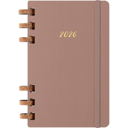 Kalender 2026 Spiral Planner 12M Large Almond Moleskine