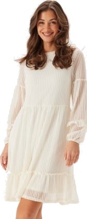 ONLY Onlnaja L/S Baloon Dress Cloud Dancer S ONLY Onlnaja L/S Baloon Dress Cloud Dancer S