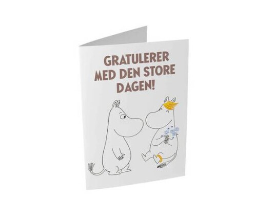 Mummi dobbeltkort 17cm gratulerer med den store dagen