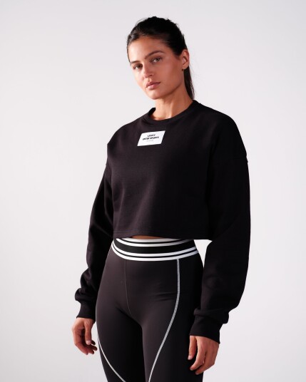 LEVITY Black'n White LS Black - L