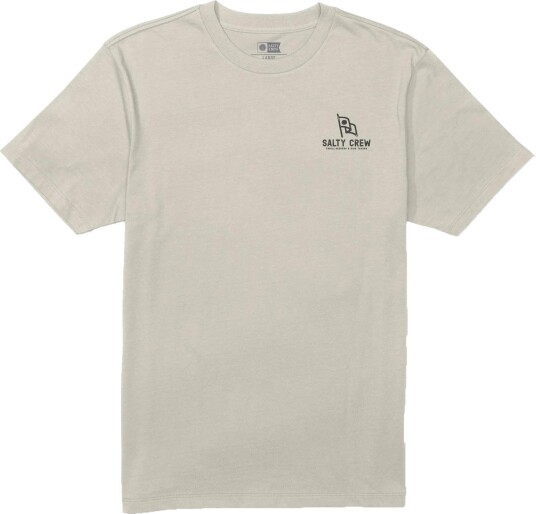Salty Crew Men"s Flyer SS Tee Moonbeam S