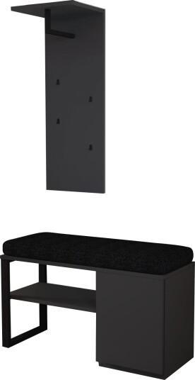 Uniqo Hallstativsett 35x90x35 cm Antrasitt