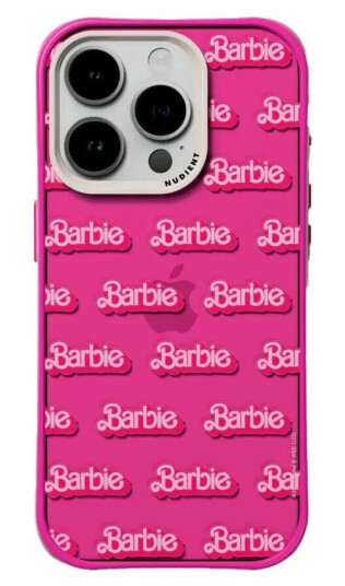 Nudient Form Case iPhone 15 Pro Deksel - Barbie Grid