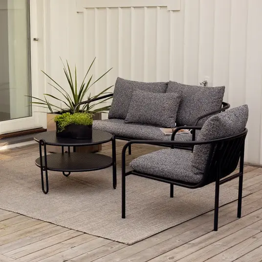 Brafab Bendt sofa Black / Teddy Ant Brafab Bendt sofa Black / Teddy Ant