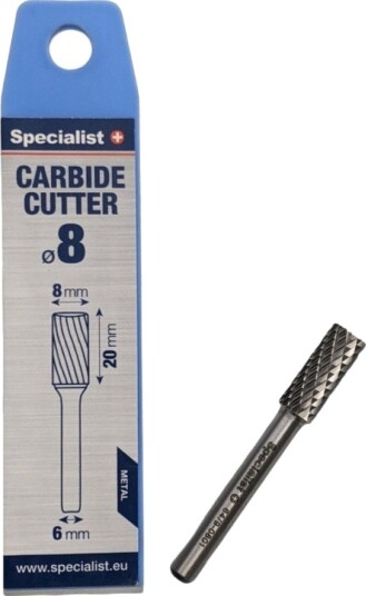 Gražtas Specialist+ Hardmetall Fres Zyas 8X20x6 Mm