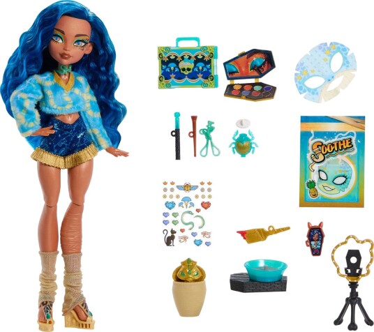 Monster High Self-Scare Secrets Frankie Stein Fashion Doll With 13 Realistic Accessories Multi/patterned ONE SIZE