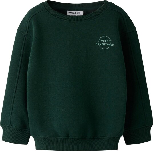 Name It Collegegenser NMMONICKEL Furulund Name It 1½ år (86) Collegegenser Armygrønn Grønn