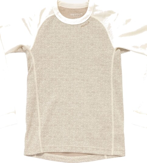 Devold Duo Active Merino Undertrøye Jr Raw White 10 år