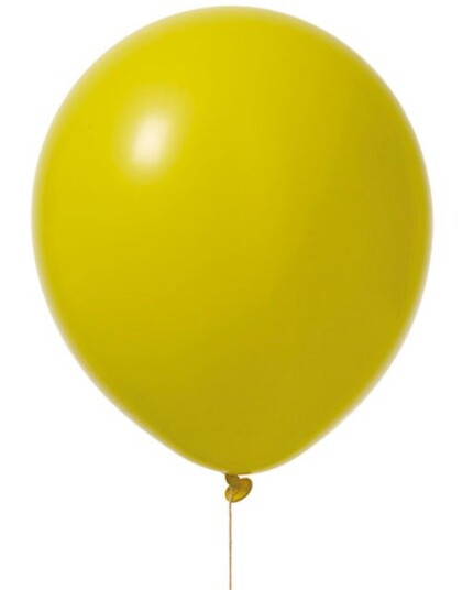 10 stk 30 cm Gule Ballonger