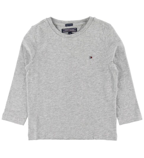 Tommy Hilfiger Genser Basic Grey Heather 1½ år 86 Genser Grå