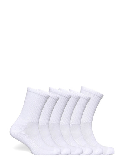 Polo Ralph Lauren Embroidered Pony Crew Sock 6-Pack - White - 38-42 Polo Ralph Lauren Embroidered Pony Crew Sock 6-Pack - White - 38-42