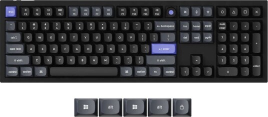Keychron Q6 HE svart Lime Magnetic