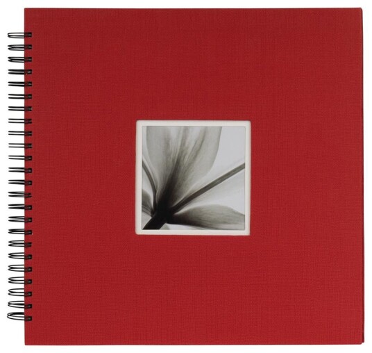 DÃRR UniTex Spiral Fotoalbum (34x34cm) Rød DÃRR UniTex Spiral Fotoalbum (34x34cm) Rød
