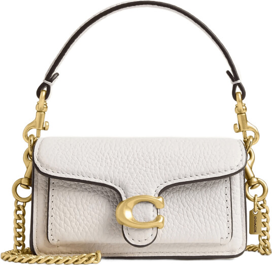 Coach Bag Charm   White   ONE SIZE