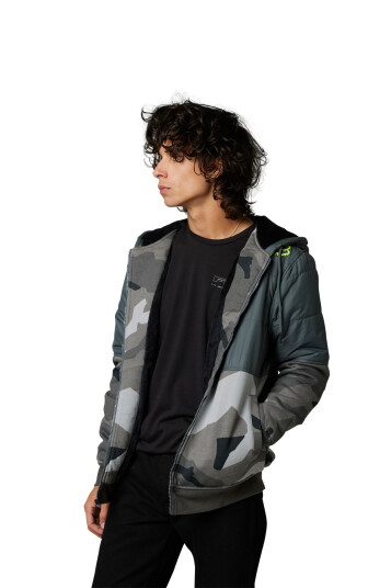 FOX Jakke Lindon Sasquatch Fleece Svart-Kamuflasje FOX Jakke Lindon Sasquatch Fleece Svart-Kamuflasje