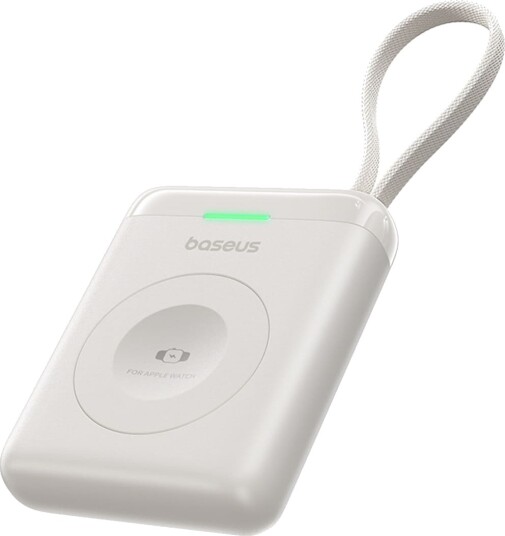 Baseus EnerFill FW11 5W Powerbank for Apple Watch med Innebygd USB-C Kabel Hvit Baseus EnerFill FW11 5W Powerbank for Apple Watch med Innebygd USB-C Kabel Hvit