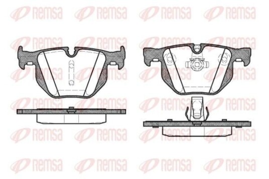 Bremseklosser REMSA 0381.60 Bremseklosser REMSA 0381.60