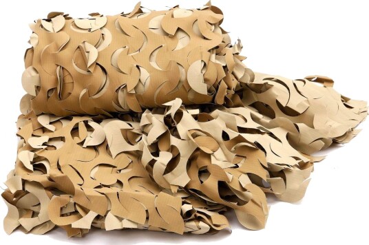 Camo Systems® kamuflasjenett 3 x 2,4 meter Beige Camo Systems® kamuflasjenett 3 x 2,4 meter Beige