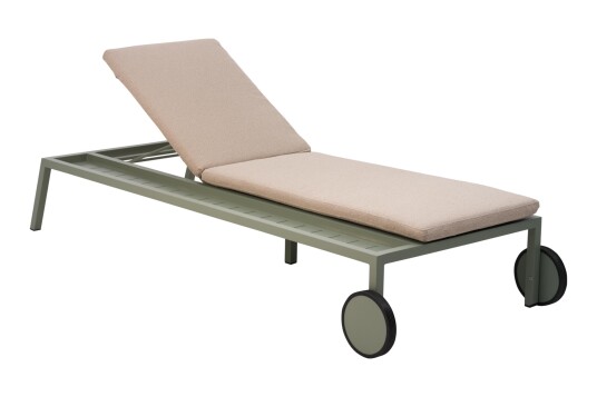 Brafab Samvaro hvileseng Dusty Green/Teddy Beige 218 x 92 cm Grønn