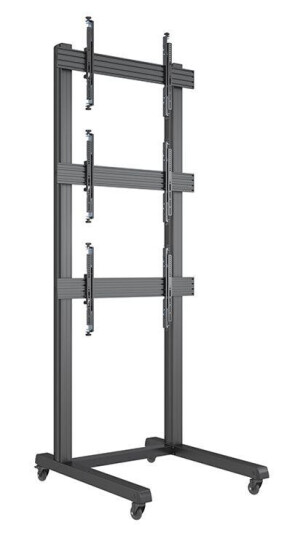 Multibrackets M Pro Series vogn - for 1x3 videovegg - svart Multibrackets M Pro Series vogn - for 1x3 videovegg - svart