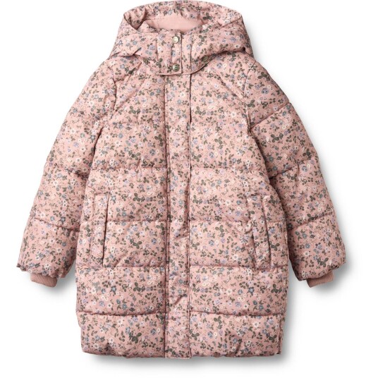 Wheat Rose Powder Flowers Puffer Frakk Yrsa 5 år/110 Wheat Rose Powder Flowers Puffer Frakk Yrsa 5 år/110