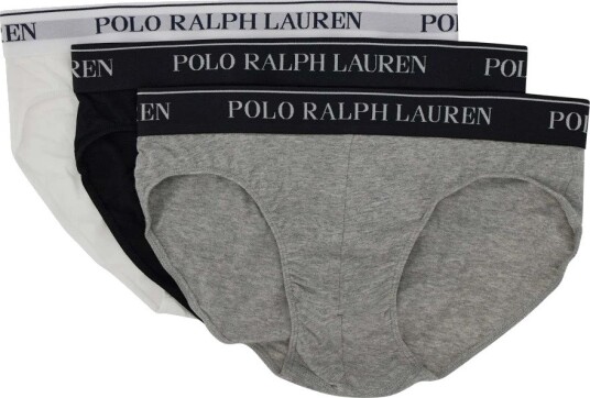 Polo Ralph Lauren Low-Rise-Brief 3-Pack - Grey - XL