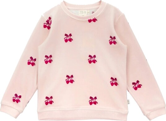 Ma ia Family Morelli Velourtröja Pink 122