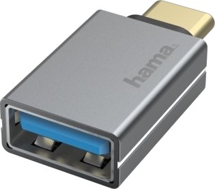 Hama 00200300 Usb Type-A Usb Type-C Grå