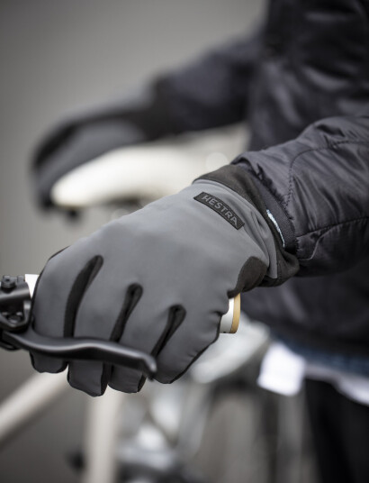Hestra Mason Dark Grey/Black - Black - 11