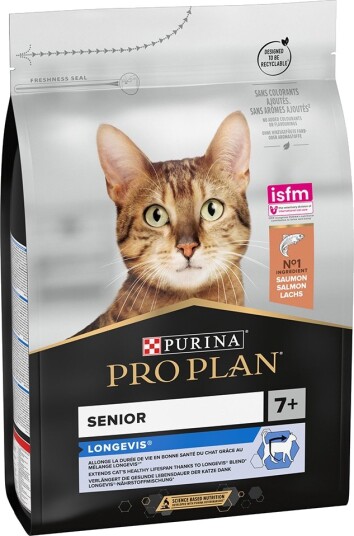 Purina Pro Plan Senior 7+ Longevis Rik På Laks 3 kg