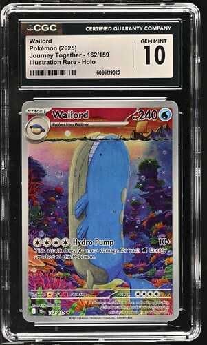Wailord IR Jounrey Together CGC 10 Wailord IR Jounrey Together CGC 10