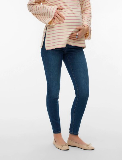 Vero Moda Maternity Vmmsophia Skinny Jeans Md Bl Blue XXL x 32 Vero Moda Maternity Vmmsophia Skinny Jeans Md Bl Blue XXL x 32