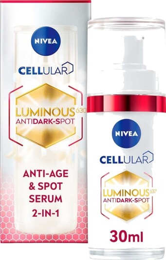 Nivea LUMINOUS 630 Anti-Age Serum med Hyaluronsyre 30 ml