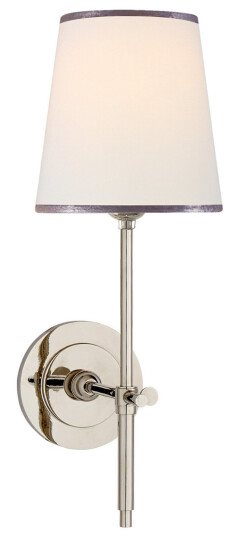 Bryant vägglampa nickel/linne Bryant vägglampa nickel/linne