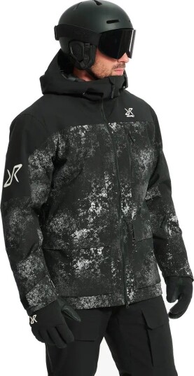 RevolutionRace AccXel Insulated 2L Ski Jacket Herre Alloy Grey/Black Størrelse:XS Skalljakke Turjakke & Vindjakke