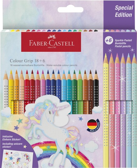 Faber-Castell CP Colour Grip unicorn 18+6 201543